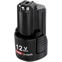 Vareonix Batería de repuesto de 12V y 3,0Ah de iones de litio, compatible con el sistema de baterías Bosch Professional GBA 12V. Batería para herramientas con indicador de carga LED