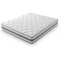 Kein Hersteller Colchón de 140x200, altura H4, 25 cm, fabricado con espuma de confort, núcleo de muelles ensacados de 7 zonas, diseño ergonómico, Oeko-Tex. Color: negro