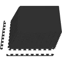 vidaXL Alfombrilla protectora para piscinas, 12 unidades, color , 4,32 m², espuma de EVA
