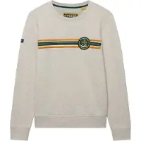 Superdry para hombre. M2014569A Sudadera Outdoor Stripe Logo Beige (XXL), Casual, Algodón, outlet 2026.