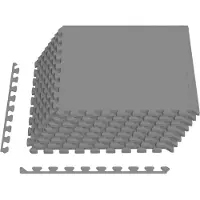 Syfax Tapete para piscina 24 uds. Gris 8,64 m² Espuma EVA