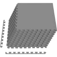 Syfax Tapete para piscina 50 uds. Gris 18 m² Espuma EVA