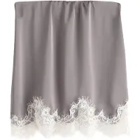 Next Falda gris / blanco