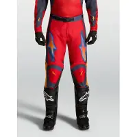 Alpinestars Pantalones Racer Hunt 2027 Fire Red Graystone Hot Coral, Talla: 38