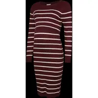 Mamalicious Vestido de punto 'MLNew Siv June' crema / burdeos