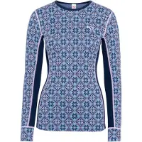 Kari Traa - Women's Rose L/S 2.0 - Ropa interior merino size XL, azul