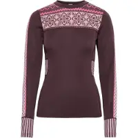Kari Traa - Women's Ines L/S - Ropa interior merino size S, marrón