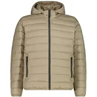 CMP - Jacket Fix Hood 36K2197 - Chaqueta de fibra sintética size 50, beige