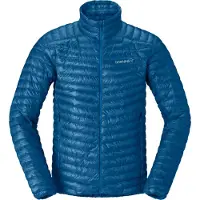 Norrøna - Trollveggen Down800 Super Light Jacket - Chaqueta de plumas size L, azul