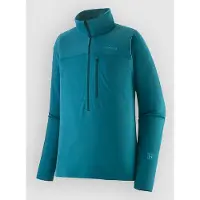 Patagonia - R1 Ultralight 1/2-Zip - Jerséis de forro polar size L, turquesa/azul