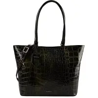 Burkely Cool Colbie Bolsa de compras Piel natural 37 cm verde