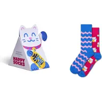 Happy socks Calcetines azul / rosa / púrpura / blanco