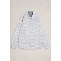 White Stuff Diamond Squiggle Printed Shirt White Print Talla: S | Camisas Casuales Outlet | Hombre | Blanco