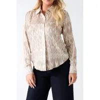 Guess Marciano GUESS New Melissa Shirt Geometric Monogram B Talla: 40 | Camisas Outlet | Mujer