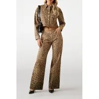 Guess Marciano GUESS Edda Denim Printed J Charming Leopard Deg Talla: 38 | Chaquetas Vaqueras Outlet | Mujer | Azul