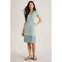 White Stuff Tallie Jersey Dress Light Green Talla: 22 REGULAR | Blusón Outlet | Mujer | Verde