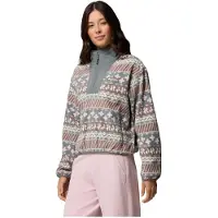 Columbia - Marcas - Sequoia Grove II Printed Half Zip Iron Wizard Island para Mujer - Talla M - Gris