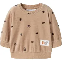 Name it Sudadera 'NBMNORDEN' marrón claro / negro