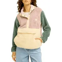 Billabong - Marcas - Switchback Pullover Sea Fog para Mujer - Talla M - Rosa