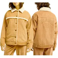 Billabong - Chaquetas Mujer - Cord In Love Trucker Jacket Sugar Almond para Mujer de Algodón - Talla L - Marrón