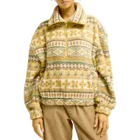 Billabong - Marcas - Barra Half Zip Sea Fog para Mujer - Talla L - Marrón