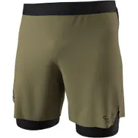 Dynafit - Ropa para trail running - Alpine Pro 2/1 Shorts M Military Green de Lana - Talla XL - Caqui