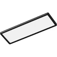 Osram Panel LED Planon Easyfix, color negro, disponible en 2800 K / 4000 K / 6000 K, luz cálida, 1850 lúmenes, 24 W, fabricado en polipropileno (PP)