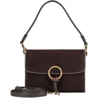 Hispanitas para mujer. BI264945 Bolso Soft marrón (OSFA), Casual, Ante, outlet 2026.