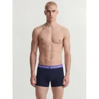 Jack & Jones Calzoncillo boxer 'JACKYLE' marino / lila / rojo / negro