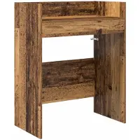 vidaXL Mesa de DJ de , madera reciclada, 82 x 45 x 102 cm, material de madera