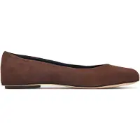 Weekend Max Mara para mujer. 2625526054600 Bailarinas de Piel Wkatodisuede marrón (41), Plano, Serraje, Ninguno, Casual, Clásico, Weekend Ma