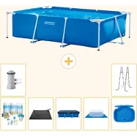 Intex Piscina rectangular de estructura - 300x200x75 cm - 8 piezas - Modelo S20048