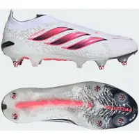 Adidas adidasBota de fútbol sin cordones Predator Elite césped natural húmedo 38 2/3 Cloud White / Solar Turbo / Core Black Unisex
