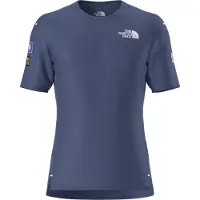 The North Face - Ropa para trail running - M Summit High Trail SS Graphic Bold Blue - Talla L - Azul