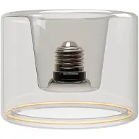 Creative Cables Bombilla Led De Filamento Ghost Line Cri 90 Recessed Mini Donut G03 5.5w 450lm E26 120v 2200k Dim