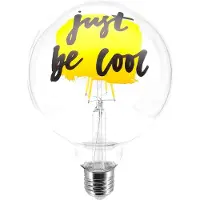Creative Cables Bombilla Led Globo Tattoo Just Be Cool G125 4.5w 470lm E27 2700k Dim