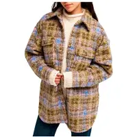 Roxy - Women's Over and Above - Forro polar size XL, marrón