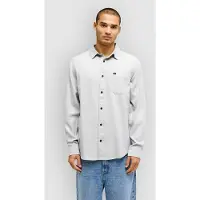 Quiksilver - Motherfly Heather L/S Shirt - Camisa size S, gris