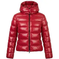 Save the Duck para mujer. D31470W-LOVE23 Chaqueta acolchada Cosmary rojo (L), Casual, Sostenible, Nylon reciclado, outlet 2026