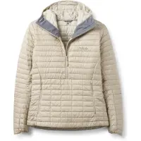 Rab - Women's Microlighter Pullover Hoody - Chaqueta de plumas size 44, beige