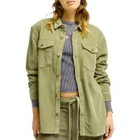 Roxy - Women's Let It Go Cord - Camisa size L, oliva