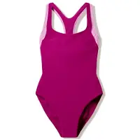Speedo - Women's Colorblock Racerback Swimsuit - Traje de baño size 40, morado