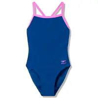 Speedo - Women's Female Solid Turnback - Traje de baño size 46, azul