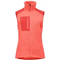 Norrøna - Women's Trollveggen Warm3 Vest - Chaleco de forro polar size XS, rojo
