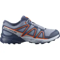 Salomon - Zapatillas de senderismo Niños - Speedcross J Tradewinds/Spellbound - Talla Infantil 37 - Gris