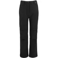 Regatta - Kids Unisex Softshell Trousers - Pantalones de trekking size 15-16 Years, negro