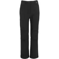 Regatta - Kids Unisex Softshell Trousers - Pantalones de trekking size 13 Years, negro