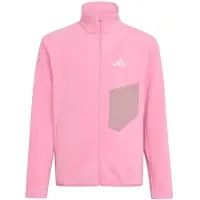 Adidas - Kid's MT Full Zip Fleece - Forro polar size 128, fucsia