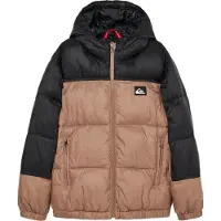 Quiksilver - Marcas - Cold Days Youth Puffer Jacket Pine Bark de Nylon - Talla Infantil 8 años - Beige