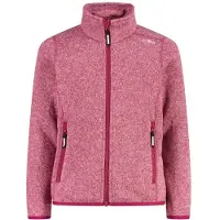 CMP - Girl's Jacket Jacquard Knitted - Forro polar size 104, fucsia